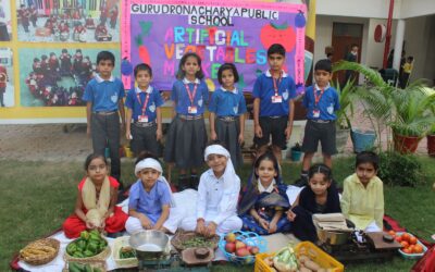 Artificial Vegetable Market activity was organised at Guru Dronacharya Public School
